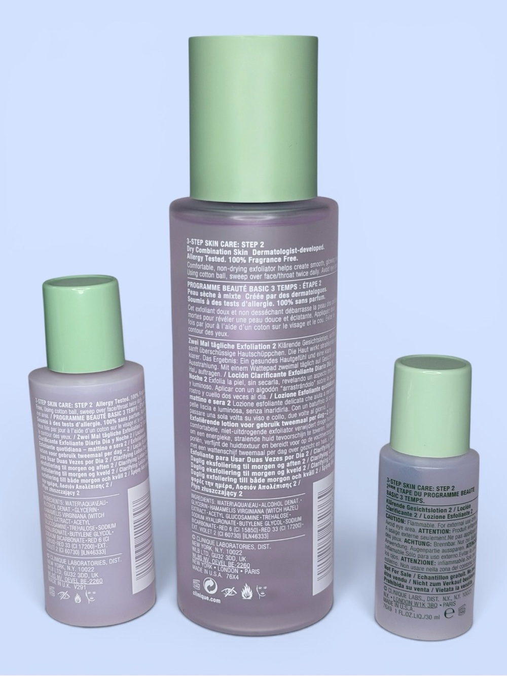Clinique Clarifying Lotion 2 - 9.7 total oz. NEW, UNUSED - Picture 2 of 2